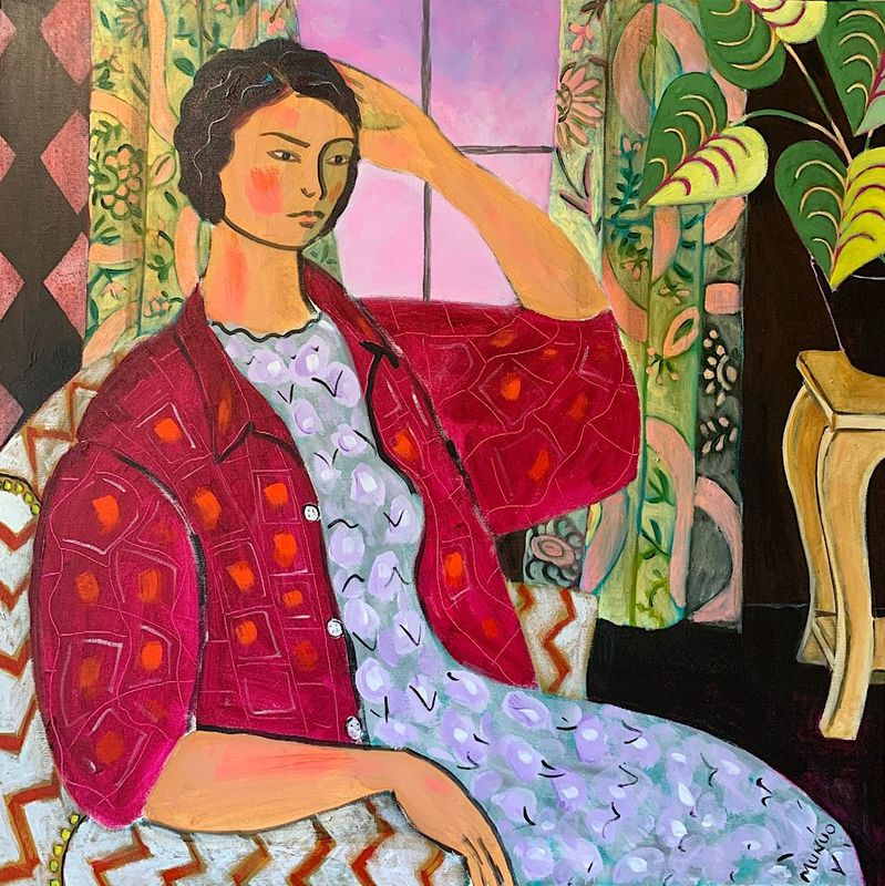 An original painting "Afternoon reflections"