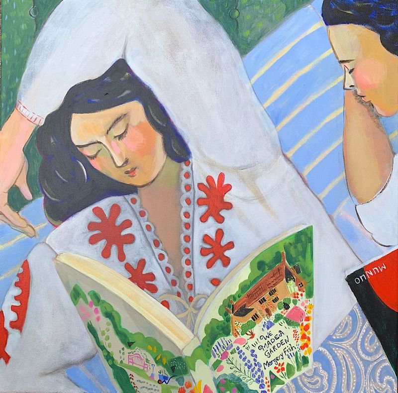 An original painting - An informal Garden