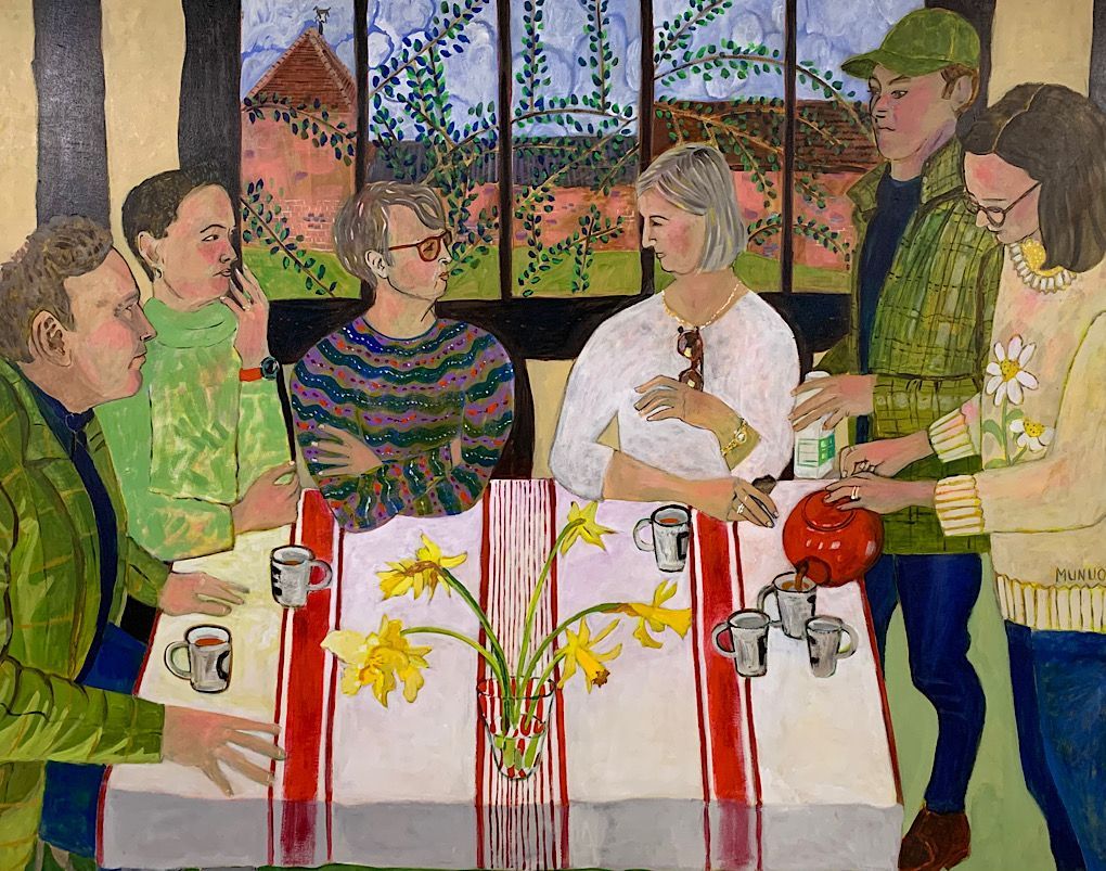 Benton End Catalogue, room 5 - Planning the Walled Garden Appeal Launch Party