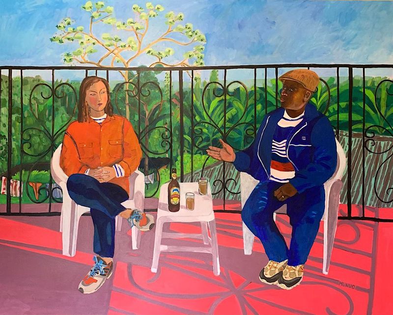 An original painting - You, Me and Kilimanjaro