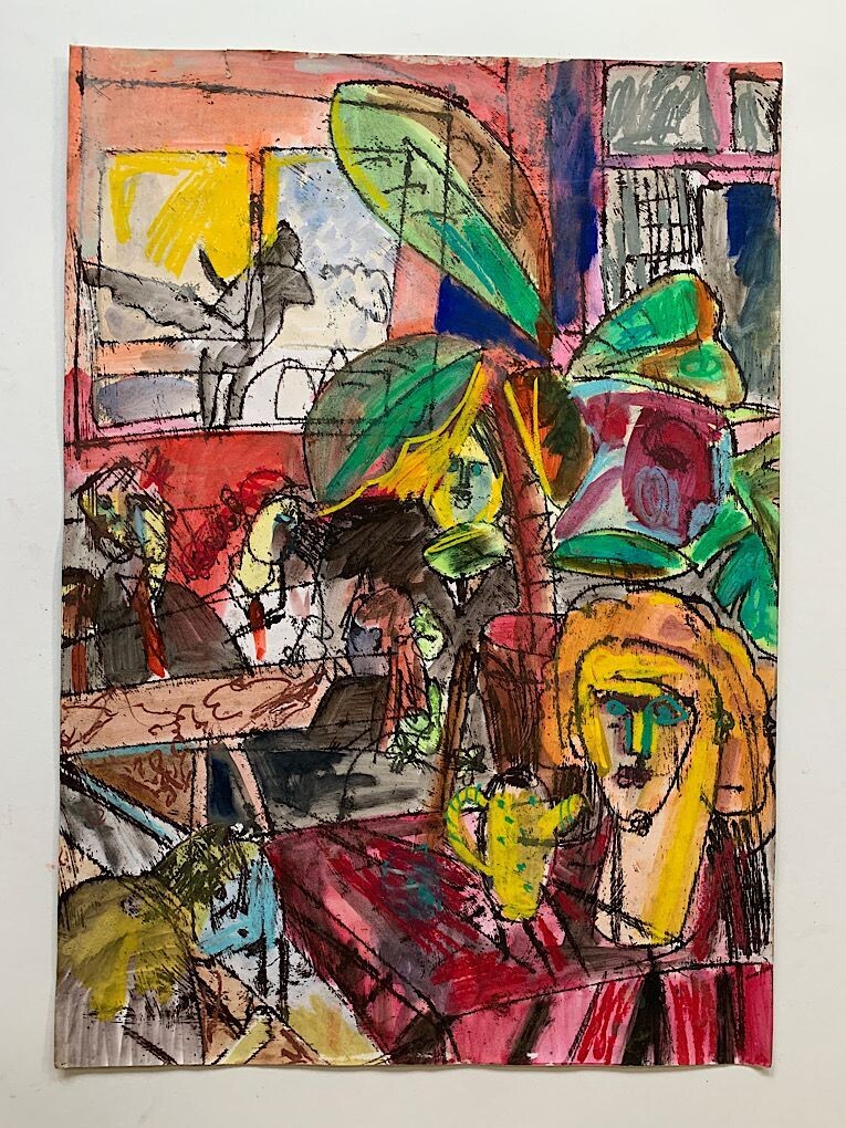 An original work on paper. Tomorrow's Child