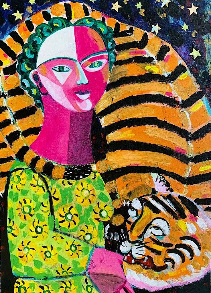 An original painting "Midnight magic"