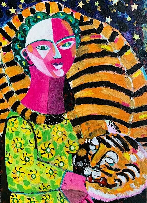 An original painting "Midnight magic"