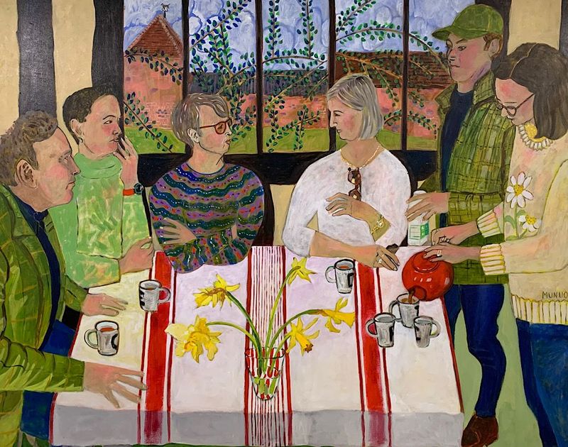 Benton End Catalogue, room 5 - Planning the Walled Garden Appeal Launch Party