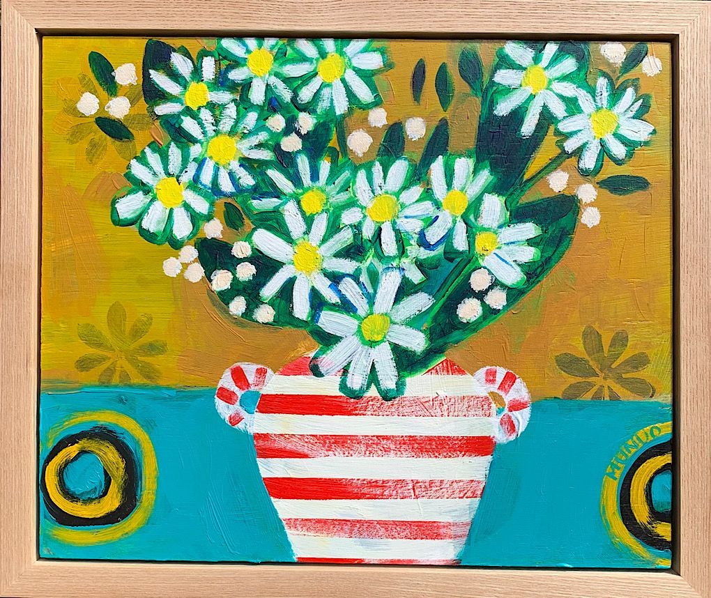 An original painting "Divine Daisies"