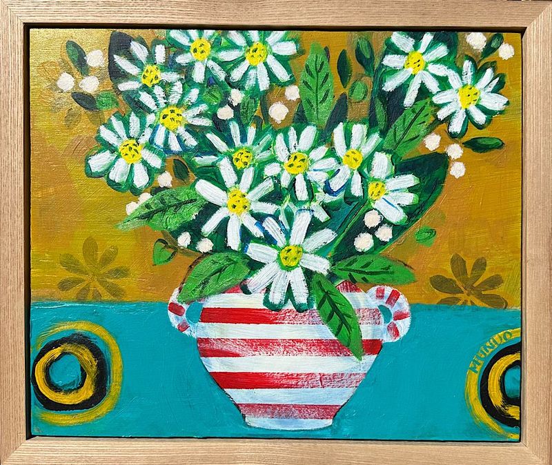 An original painting "Divine Daisies"