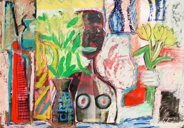 An original work on paper. Offering