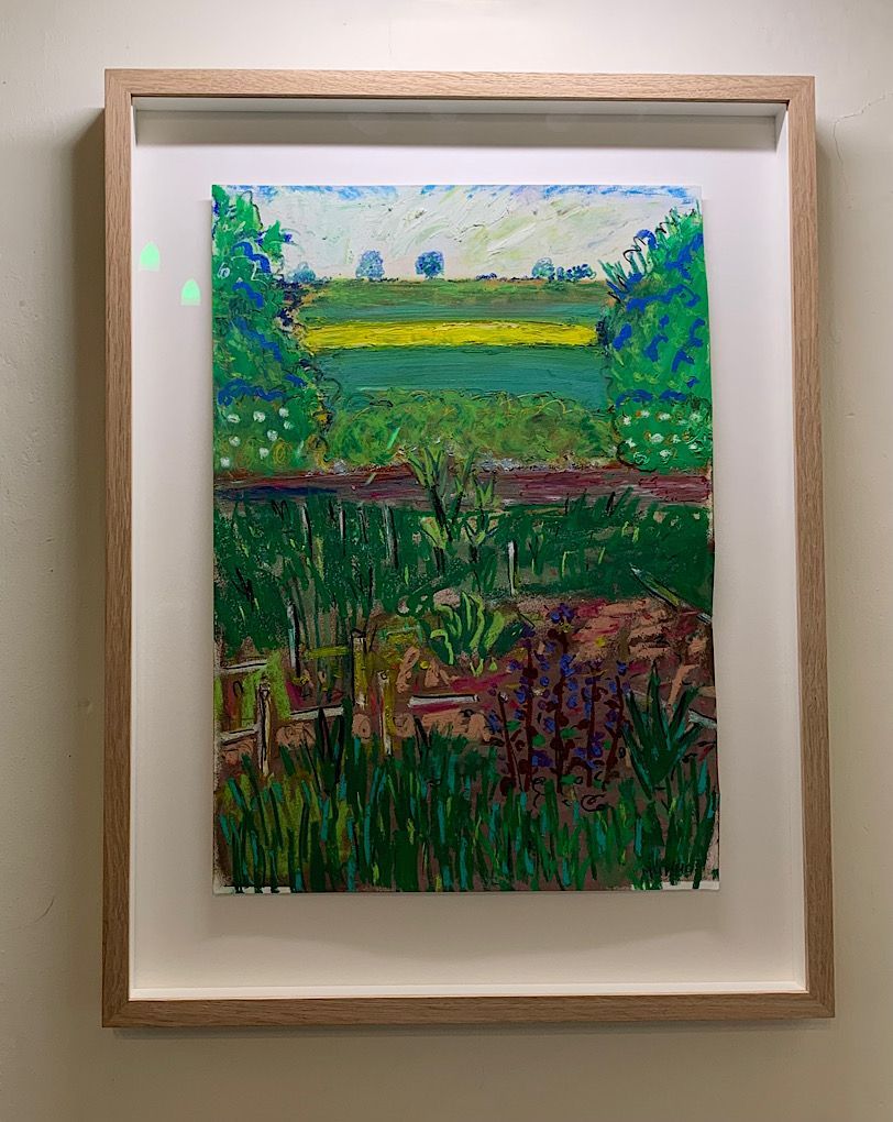 Benton End Catalogue, room 4 - View of Rapeseed from Cedric’s Garden