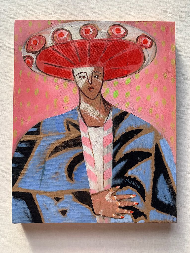 An original mixed media painting - Little Things