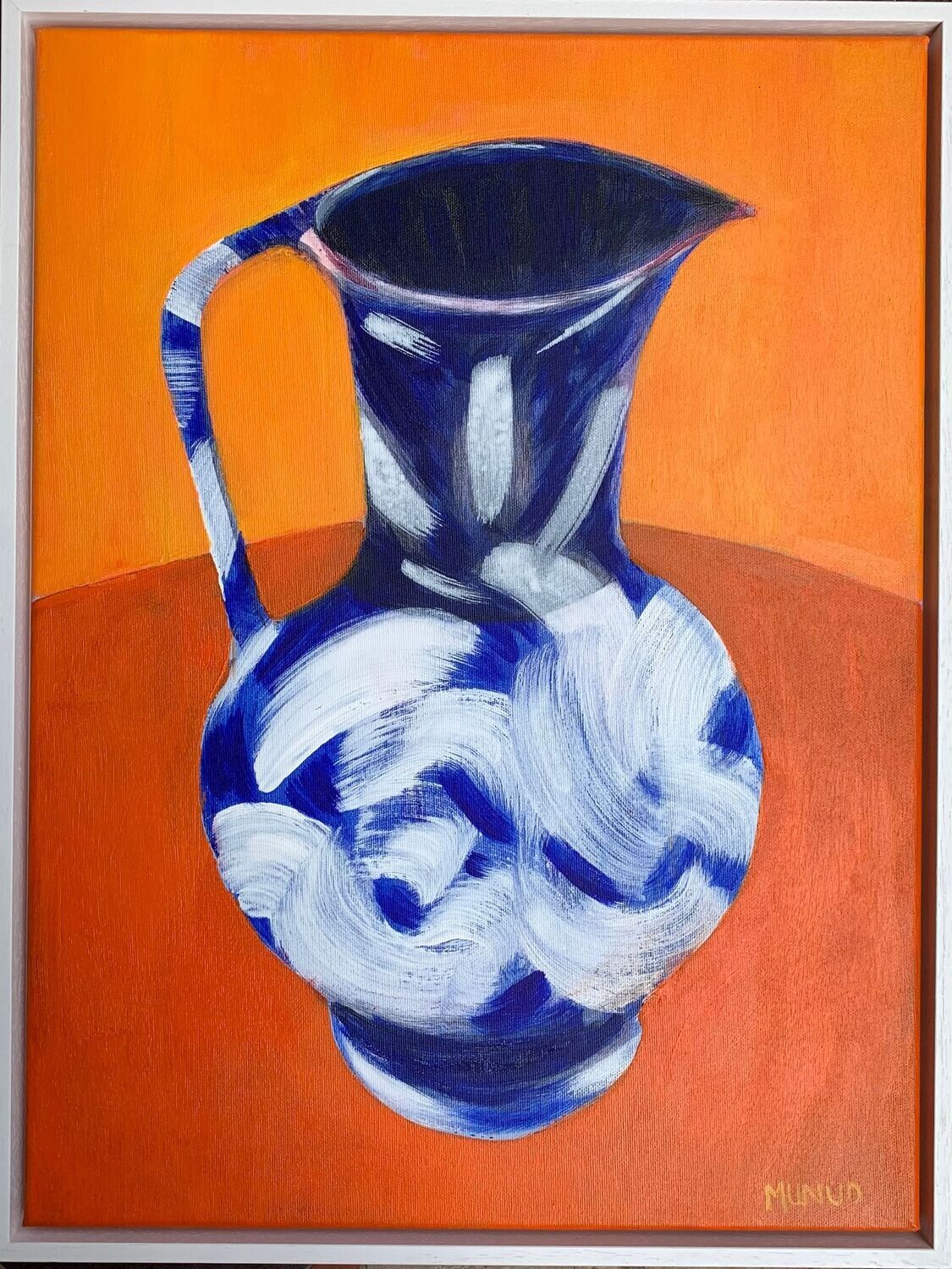An original painting "Jug with squiggles"