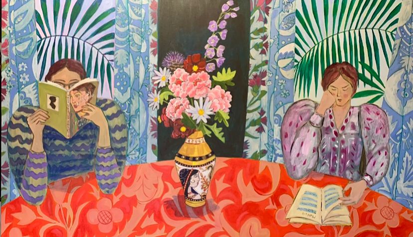 An original painting - Gigantic courage and strength