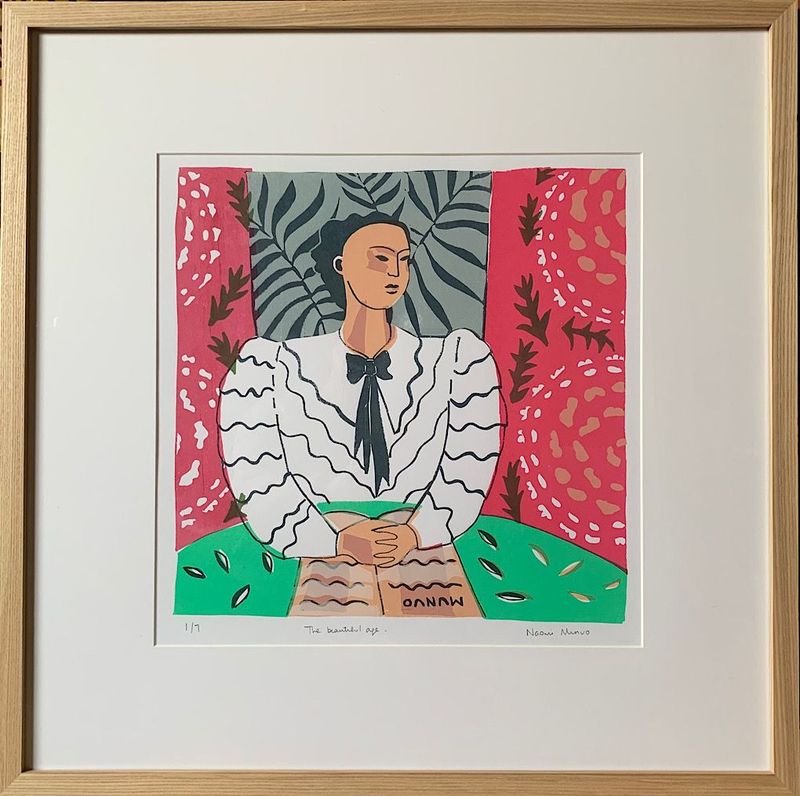 Limited edition screen print - The beautiful age screen print