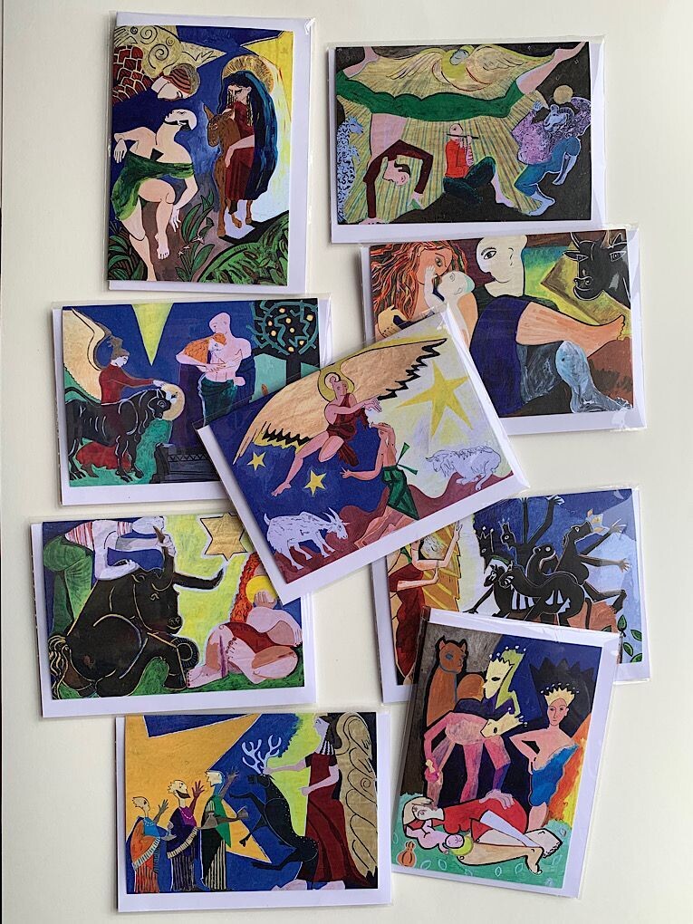 Nativity card set of 9 Nativity card set of 9