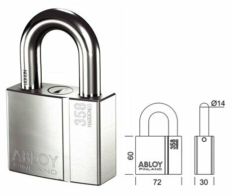 Cadenas sécurisé ABLOY 358
