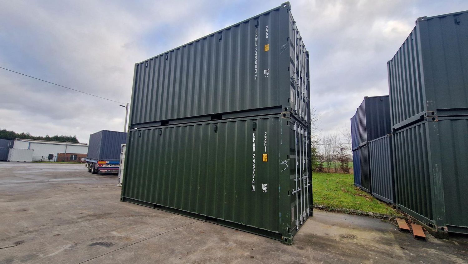 20' 1er voyage vert RAL 6007
