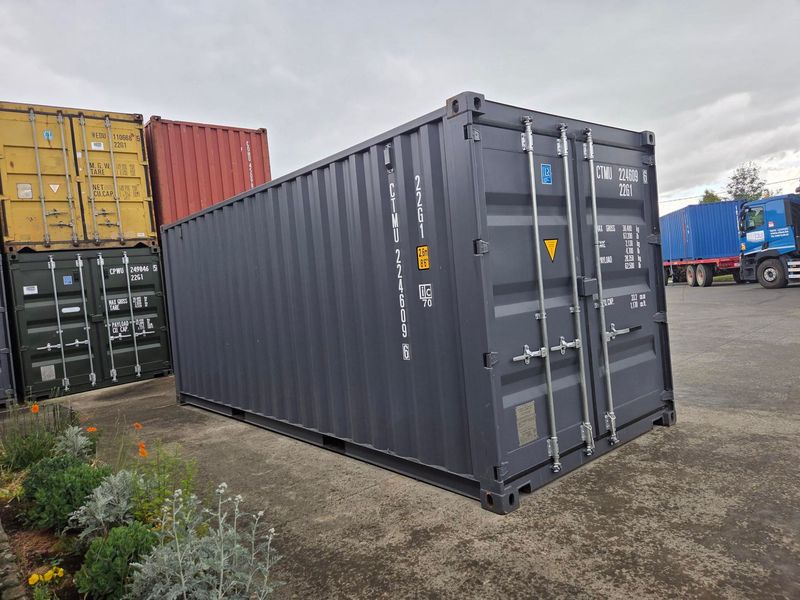 20' 1er voyage gris RAL 7015 AVEC INSTALLATION ELEC