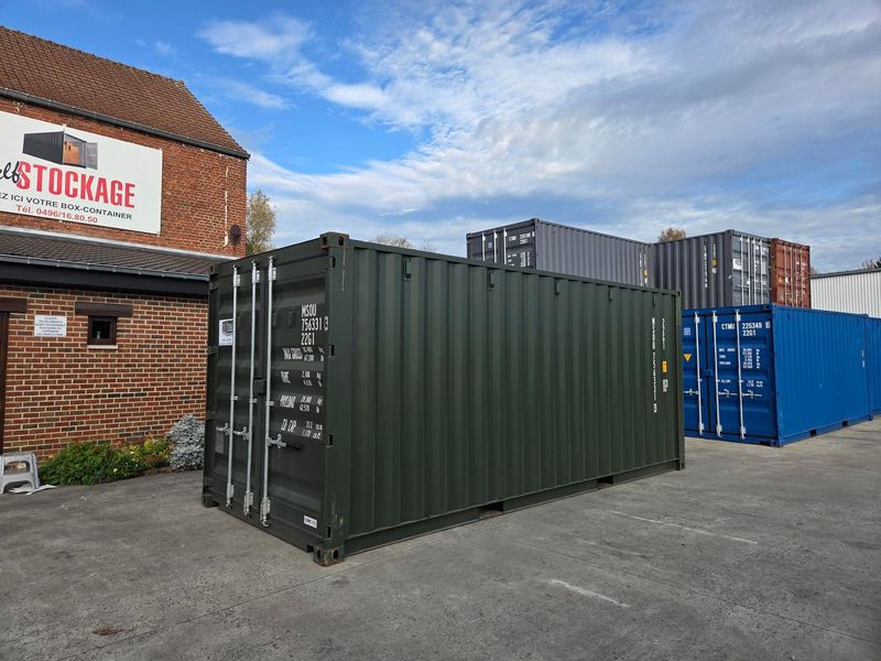 20' 1er voyage vert RAL 6007