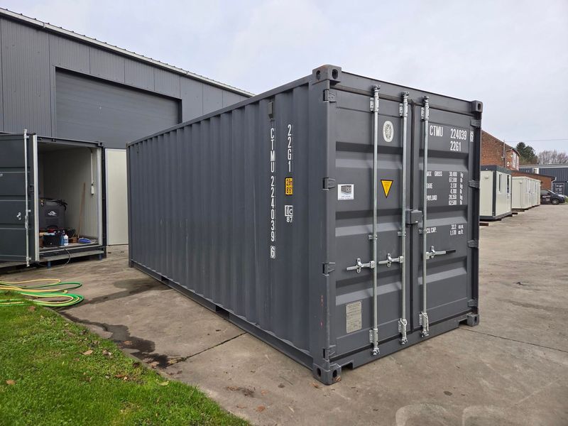 20' occasion RAL 7015 AVEC INSTALLATION ELEC