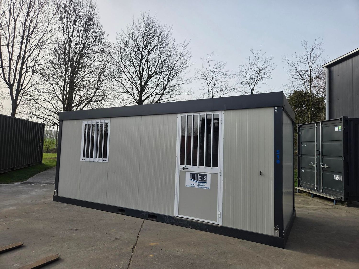 Bungalow de chantier 6.09 x 2.42m occasion