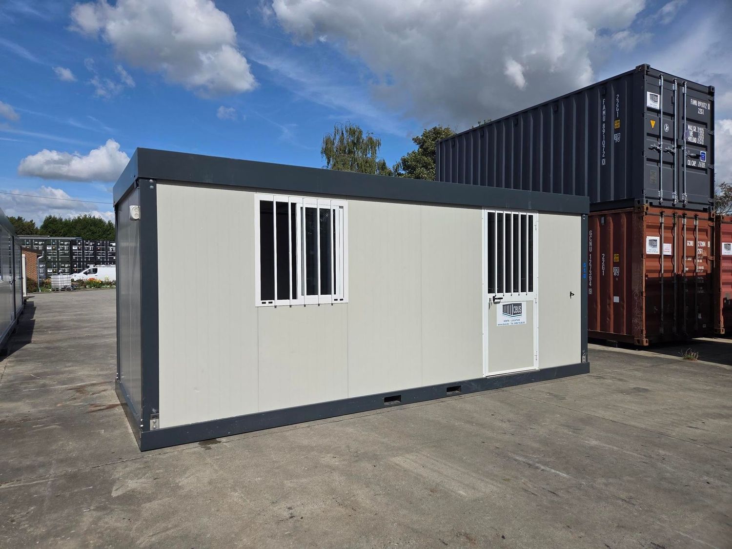 Bungalow de chantier 6.09 x 2.42m occasion