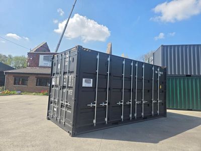 20' open side 1er voyage HICH CUBE NOIR