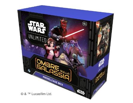 Star Wars Unlimited - OMBRE SULLA GALASSIA: PRERELEASE BOX ITA
