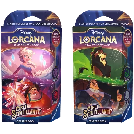 LORCANA - CIELI SCINTILLANTI STARTER DECK (Mazzo Singolo) - ITA