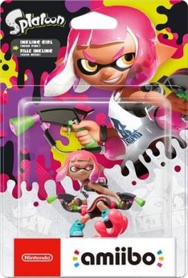 AMIIBO Splatoon 2 Ragazza Inkling (Rosa Neon)
