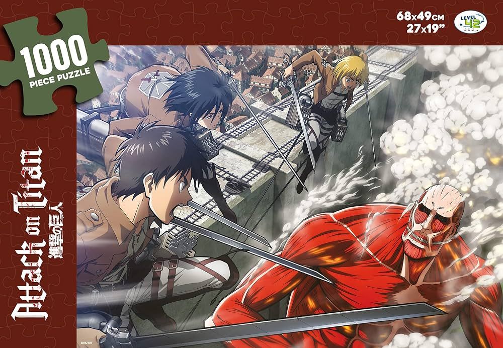 Attack on Titan Puzzle 1000 pezzi - 68x49cm