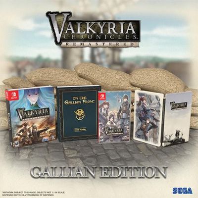 Valkyria Chronicles remastered Limited Run Gallian Edition Switch
