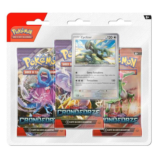Pokémon Cronoforze 3 Buste + Card Cyclizar