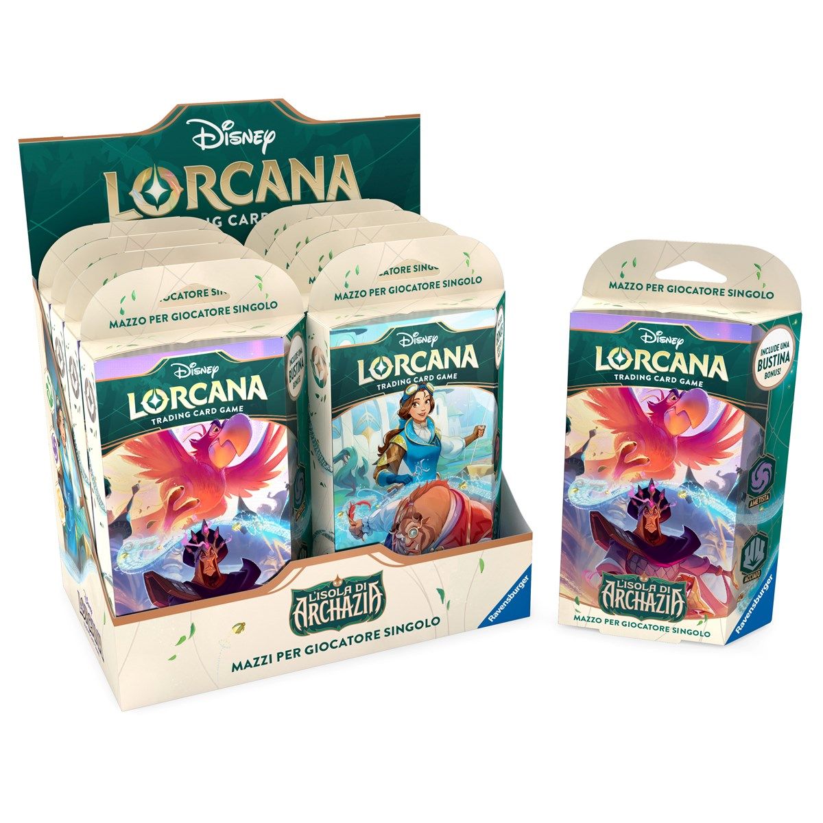 RAVENSBURGER DISNEY: LORCANA - L’ISOLA DI ARCHAZIA STARTER DECK Singolo  ITA