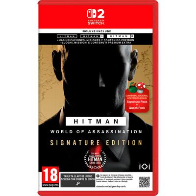 Hitman World of Assassination Signature Edition Switch 2 (Scheda con Chiave di Gioco)