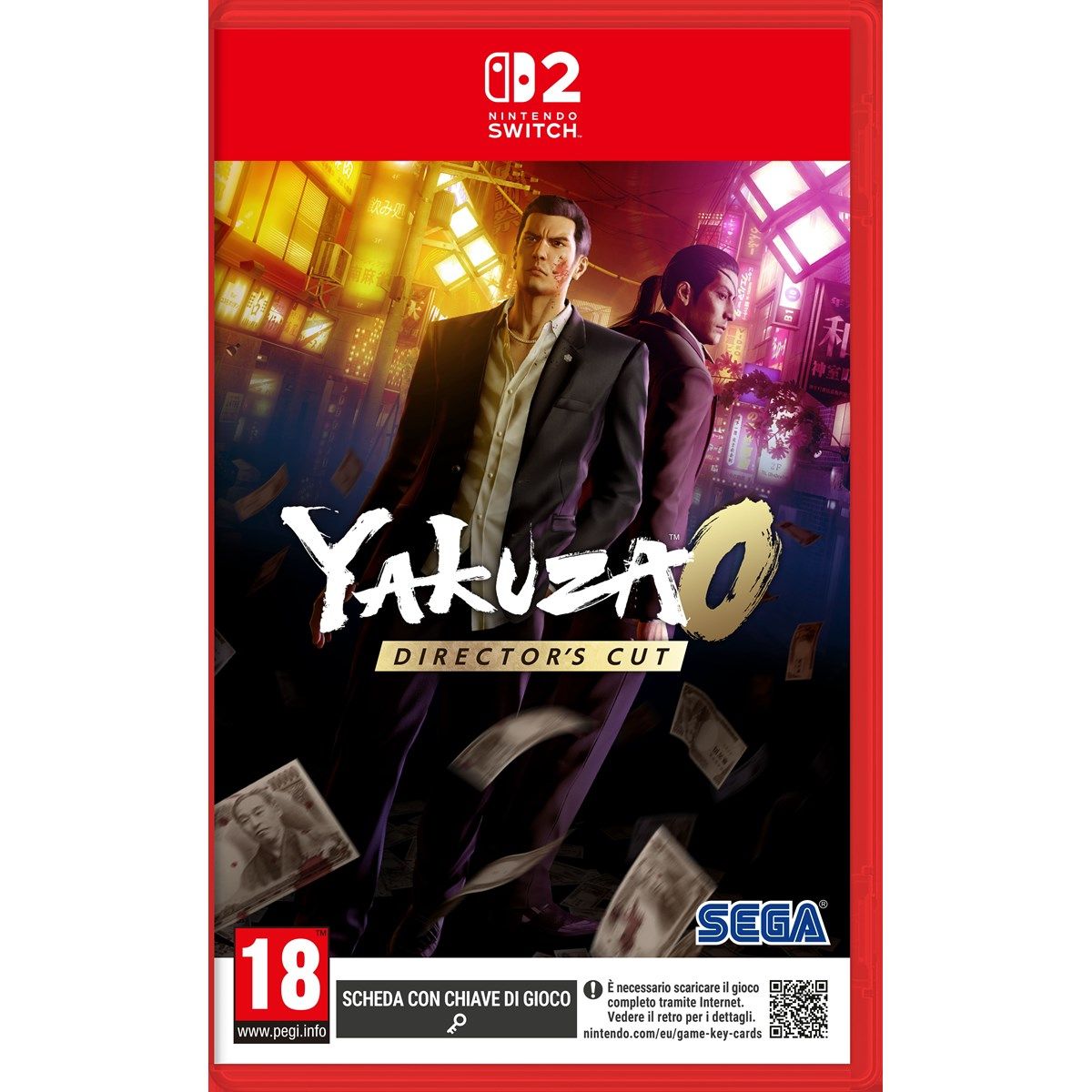 Yakuza 0 Director’s Cut (Scheda con Chiave di Gioco)