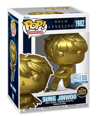 FUNKO POP Animation: Solo Leveling - 1982 Sung Jinwoo (Exclusive) 9 cm