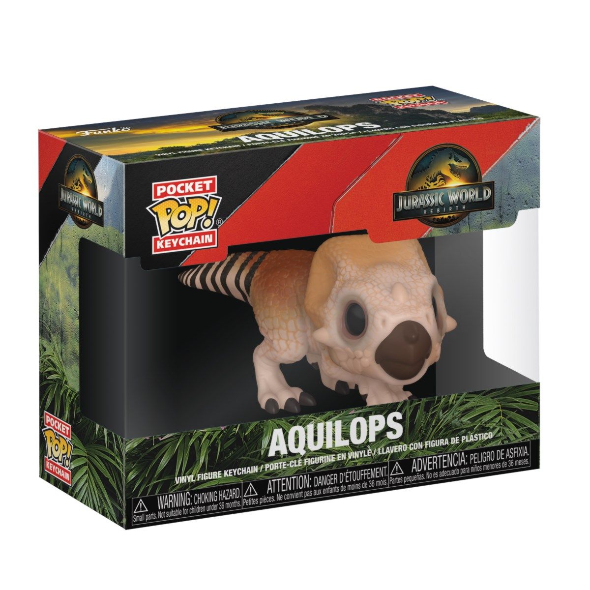 FUNKO POP Keychain: Jurassic World Rebirth - Aquilops