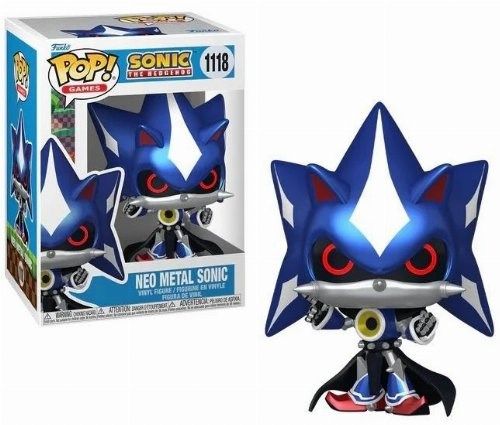 FUNKO POP Games: Sonic- Neo Metal Sonic (Metallic) 9 cm