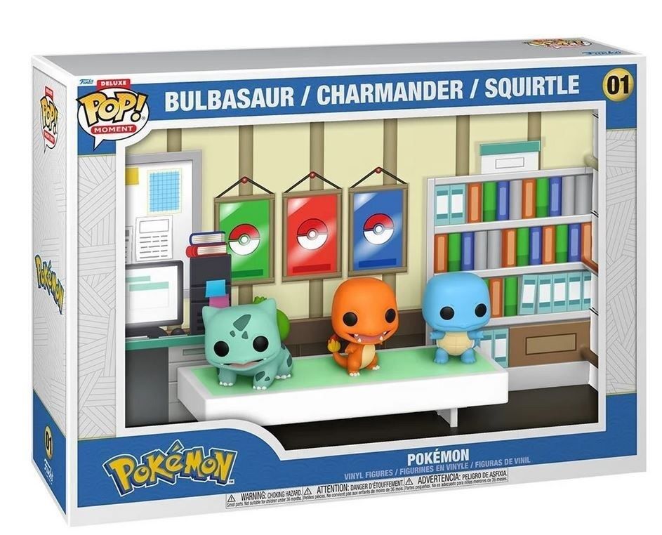 FUNKO POP MOMENTS DELUXE POKEMON STARTERS