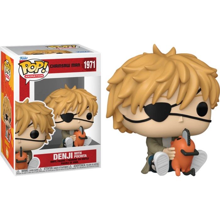 FUNKO CHAINSAW MAN - POP Animation N° 1971 - Denji &amp; Pochita 9 cm