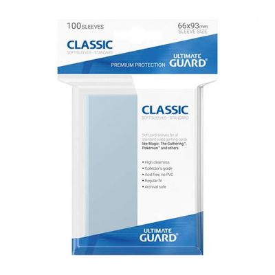 Ultimate Guard Classic Sleeves Standard Size 100pz Ultimate Guard Classic Sleeves Standard Size 100pz