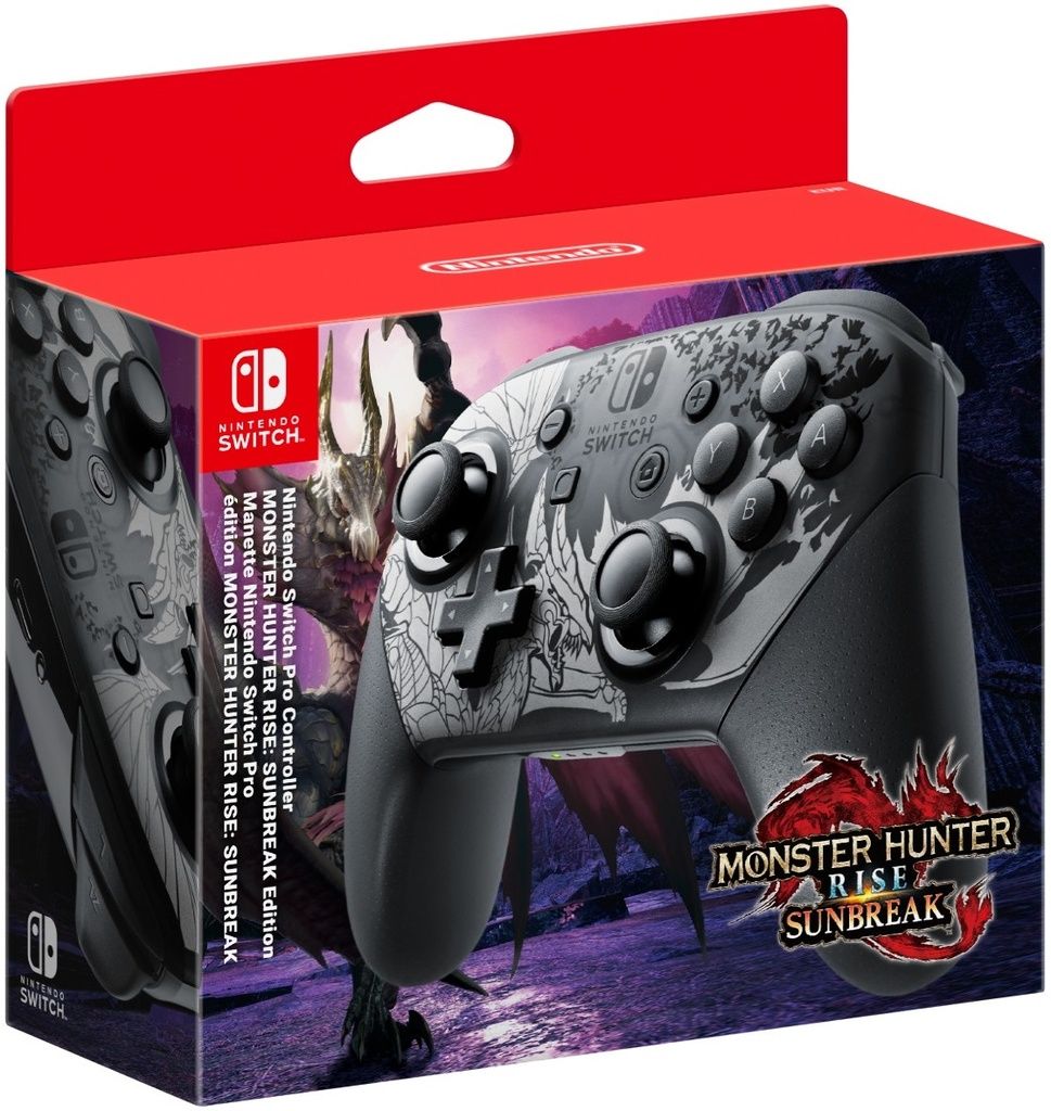 Nintendo Switch Pro Controller Monster Hunter Rise Sunbreak