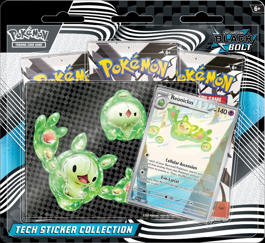 POKEMON - SV10.5 Collezione con Adesivi dell&#39;espansione Scarlatto e Violetto - Luce Nera