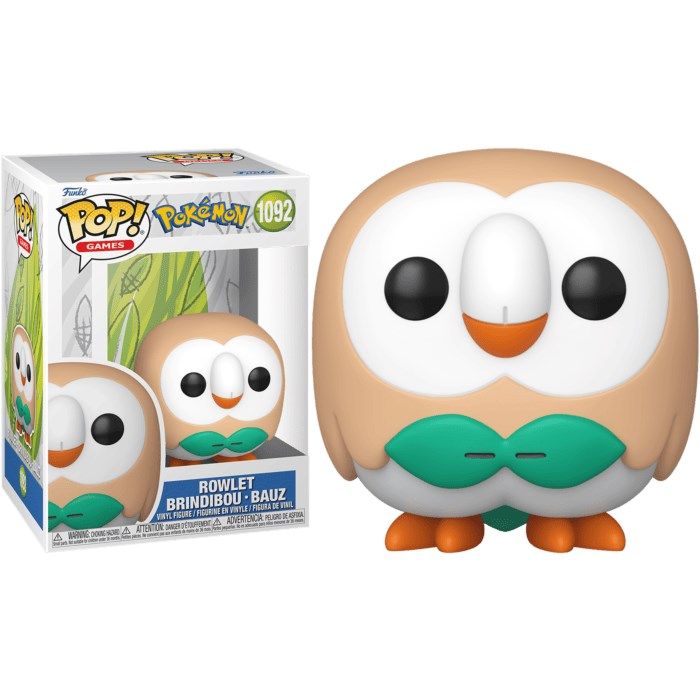 FUNKO POP Games: Pokemon- Rowlet 9 cm
