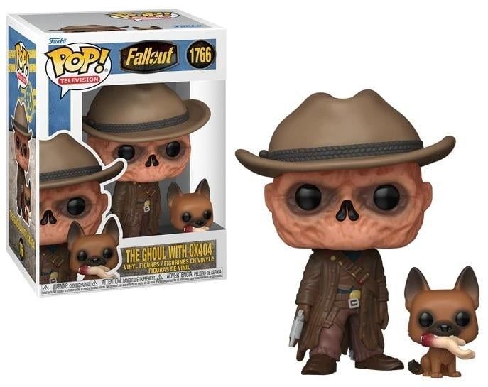 FUNKO POP&amp;Buddy:Fallout–Ghoul &amp; CX404 9 cm