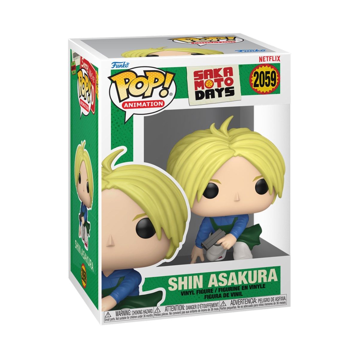 FUNKO POP Animation- Sakamoto Days S1- Shin 9 cm