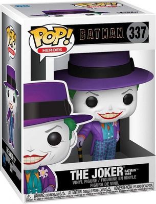 FUNKO POP BATMAN 1989 - 337 JOKER W/ HAT 9 CM