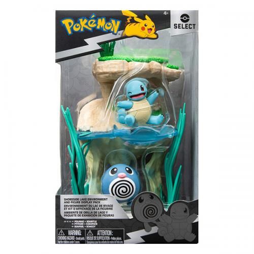 AF Pokemon Shoreside Lake Set: Poliwag &amp; Squirtle 5cm