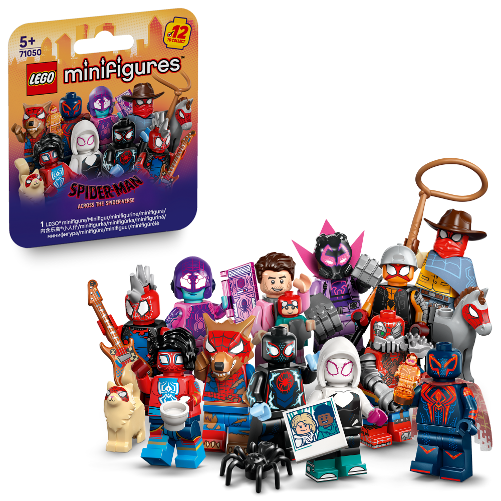 LEGO 71050 Spider-Man: Across the Spider-Verse (Collezione completa 12 pezzi)
