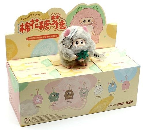 GIGGLE MONSTER PLUSH KEYCHAIN MARSHMALLOW DREAMS SERIES 1 BLIND BOX 11CM (Busta Singola)