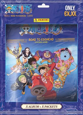 PANINI ONE PIECE ROAD TO  2025 STARTER SET 5 bustine + 3 limited